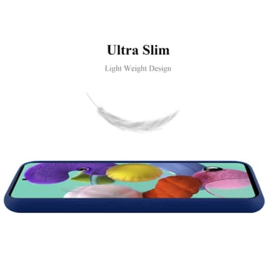 Deksel Samsung Galaxy A72 4G / 5G Silikon cover (blå)