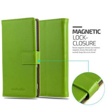 Sony Xperia Z3 PLUS / Z4 lommebokdeksel etui (grønn)
