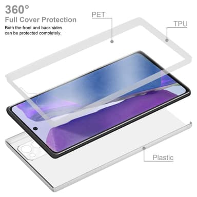Samsung Galaxy NOTE 20 Deksel 360 Case Cover