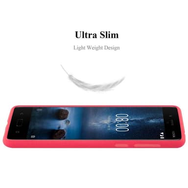 Deksel Nokia 8 2017 case (rød)