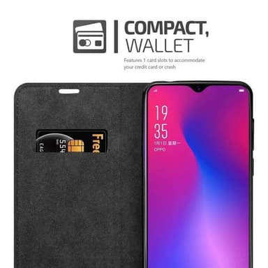 Oppo R17 lommebokdeksel case (rød)