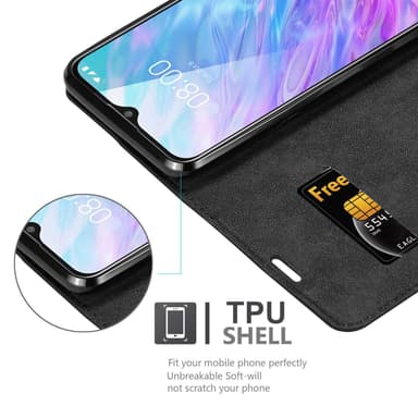 ZTE Blade 10 SMART lommebokdeksel case (svart)
