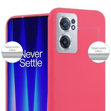 Deksel OnePlus Nord CE 2 5G Silikon cover (rød)