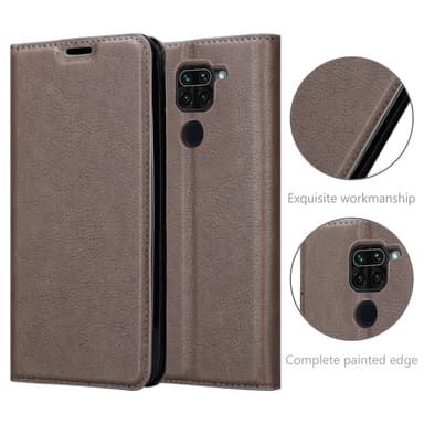 Xiaomi RedMi NOTE 9 lommebokdeksel case (brun)