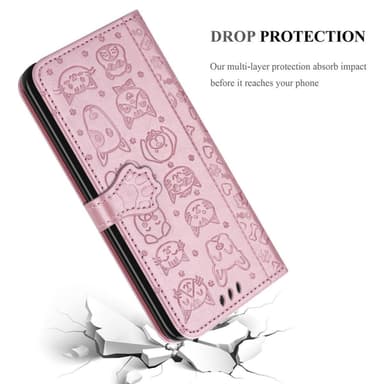 Samsung Galaxy S10 4G lommebokdeksel case (rosa)