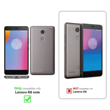 Lenovo K6 NOTE lommebokdeksel case (brun)