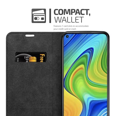 Xiaomi RedMi 10X 4G lommebokdeksel case (svart)