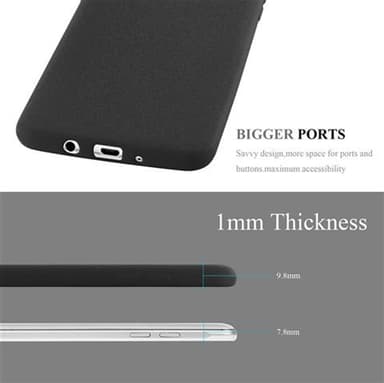 Deksel Samsung Galaxy J7 2016 case (svart)
