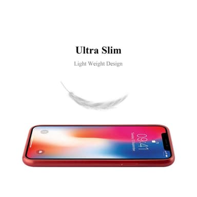 iPhone X / XS silikondeksel cover (rød)