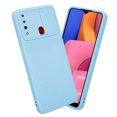Deksel Samsung Galaxy A20s cover (blå)