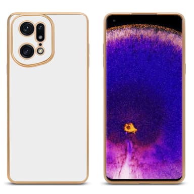 Oppo FIND X5 PRO silikondeksel case (Hvit)