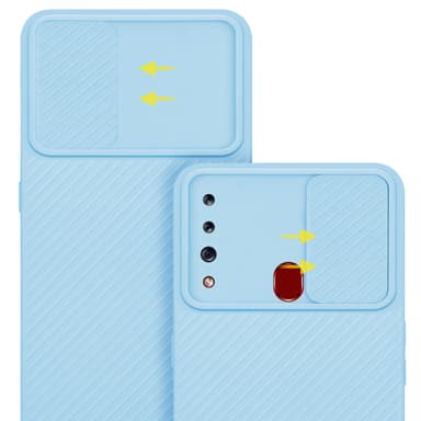 Deksel Samsung Galaxy A20s cover (blå)
