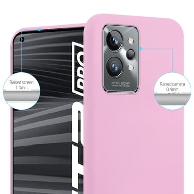 Deksel Realme GT 2 PRO Silikon cover (rosa)