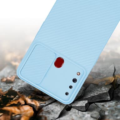 Deksel Samsung Galaxy A20s cover (blå)