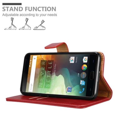 OnePlus 2 lommebokdeksel etui (rød)