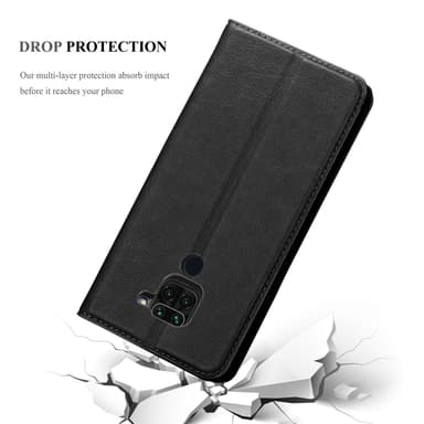Xiaomi RedMi 10X 4G lommebokdeksel case (svart)
