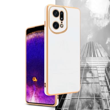 Oppo FIND X5 PRO silikondeksel case (Hvit)