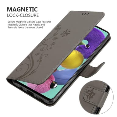 Samsung Galaxy A51 4G / M40s lommebokdeksel Blomster