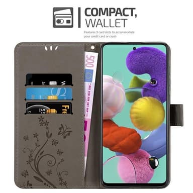 Samsung Galaxy A51 4G / M40s lommebokdeksel Blomster