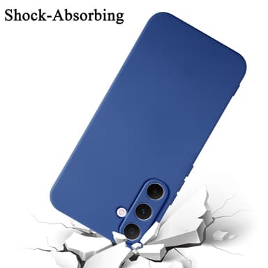 Samsung Galaxy A55 silikondeksel case (Blå)