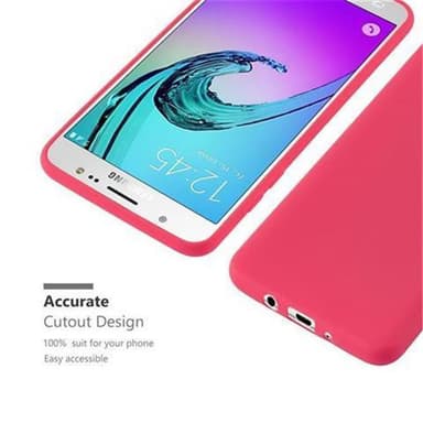 Deksel Samsung Galaxy J7 2016 Silikon cover (rød)