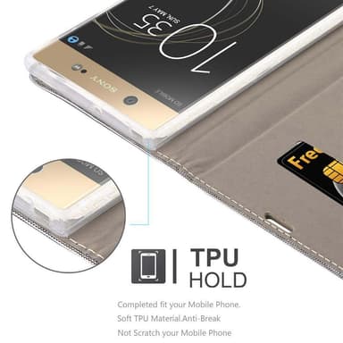 Sony Xperia XA1 ULTRA lommebokdeksel etui (grå)