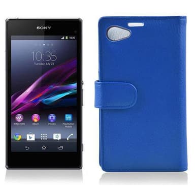 Sony Xperia Z1 COMPACT lommebokdeksel etui (blå)
