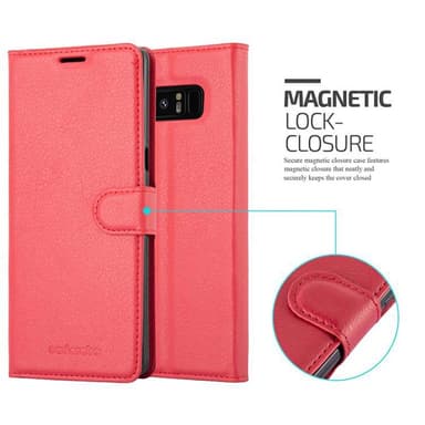 Samsung Galaxy NOTE 8 Deksel Etui Case (rød)
