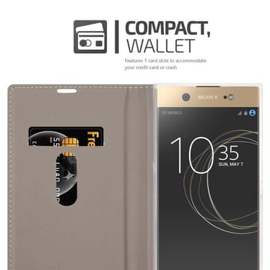 Sony Xperia XA1 ULTRA lommebokdeksel etui (grå)
