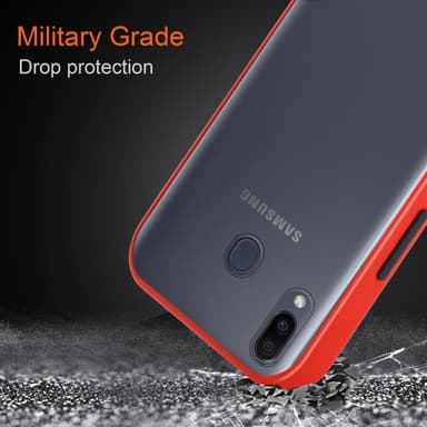 Samsung Galaxy M20 Deksel Case Cover (gjennomsiktig)