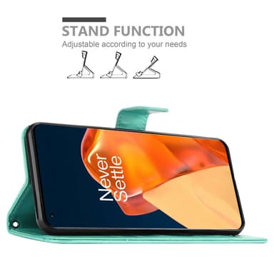 Motorola MOTO G7 POWER lommebokdeksel Blomster (Blå)