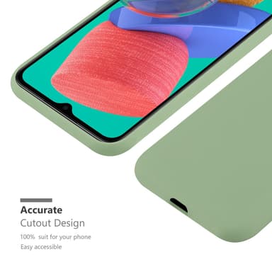 Deksel Samsung Galaxy M33 5G Silikon cover (grønn)