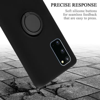 Deksel Samsung Galaxy S20 Ring Case (svart)