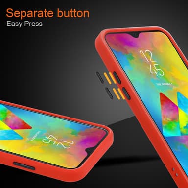 Samsung Galaxy M20 Deksel Case Cover (gjennomsiktig)
