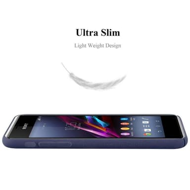 Sony Xperia E1 Hardt Deksel Cover (blå)