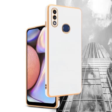 Samsung Galaxy A10s / M01s silikondeksel case (hvit)