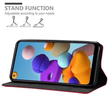Samsung Galaxy A21 lommebokdeksel case (rød)