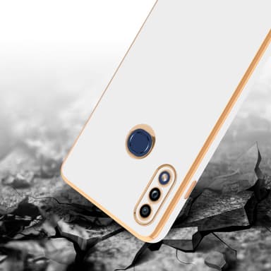 Samsung Galaxy A10s / M01s silikondeksel case (hvit)