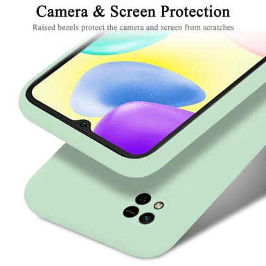 Xiaomi RedMi 9C / RedMi 10A silikondeksel case (grønn)