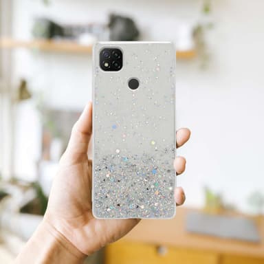 Xiaomi RedMi 9C / RedMi 10A Silikondeksel Glitter