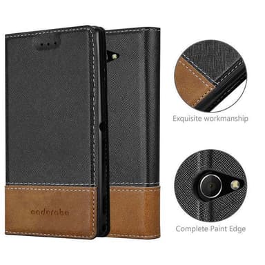 Sony Xperia M2 / M2 AQUA Deksel Case Cover (svart)