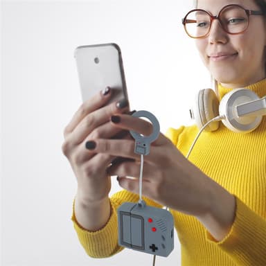TPU AirPod etui Veske (grå)