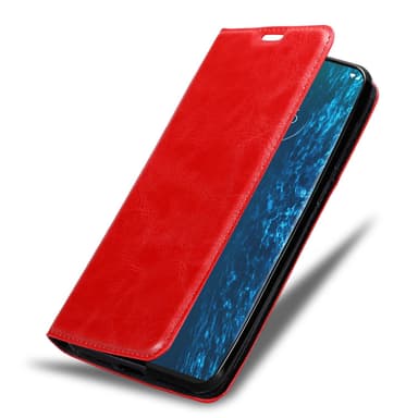 Motorola EDGE lommebokdeksel case (rød)