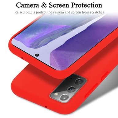 Samsung Galaxy NOTE 20 silikondeksel case (rød)