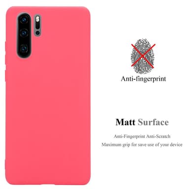 Deksel Huawei P30 PRO Silikon cover (rød)