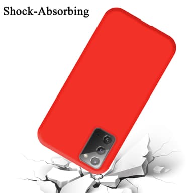 Samsung Galaxy NOTE 20 silikondeksel case (rød)