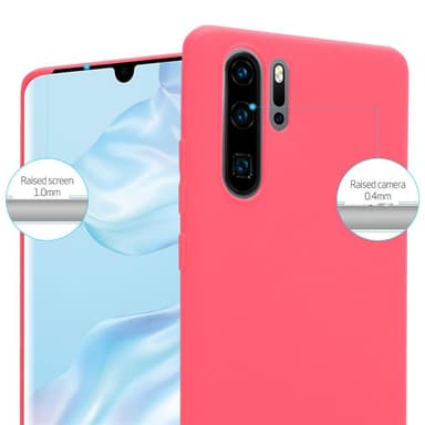 Deksel Huawei P30 PRO Silikon cover (rød)