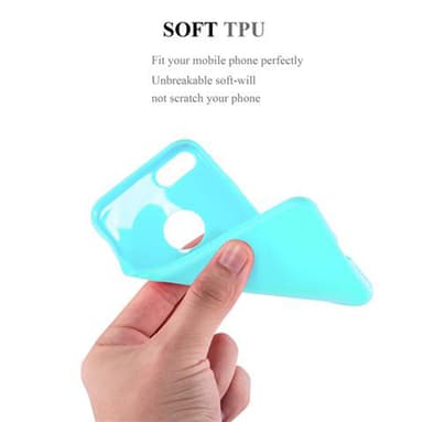 Deksel iPhone 7 / 7S / 8 / SE 2020 Silikon cover (blå)