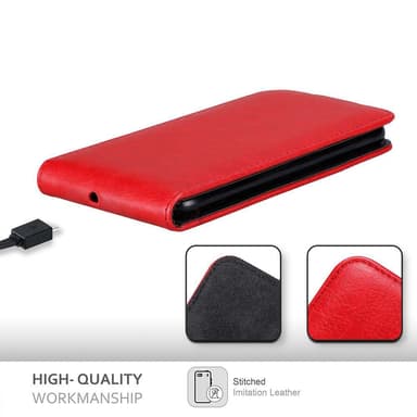 Lenovo K6 / K6 POWER deksel flip cover (rød)