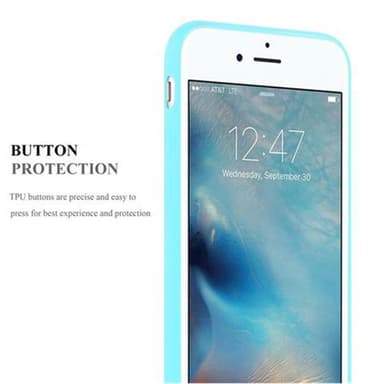 Deksel iPhone 7 / 7S / 8 / SE 2020 Silikon cover (blå)